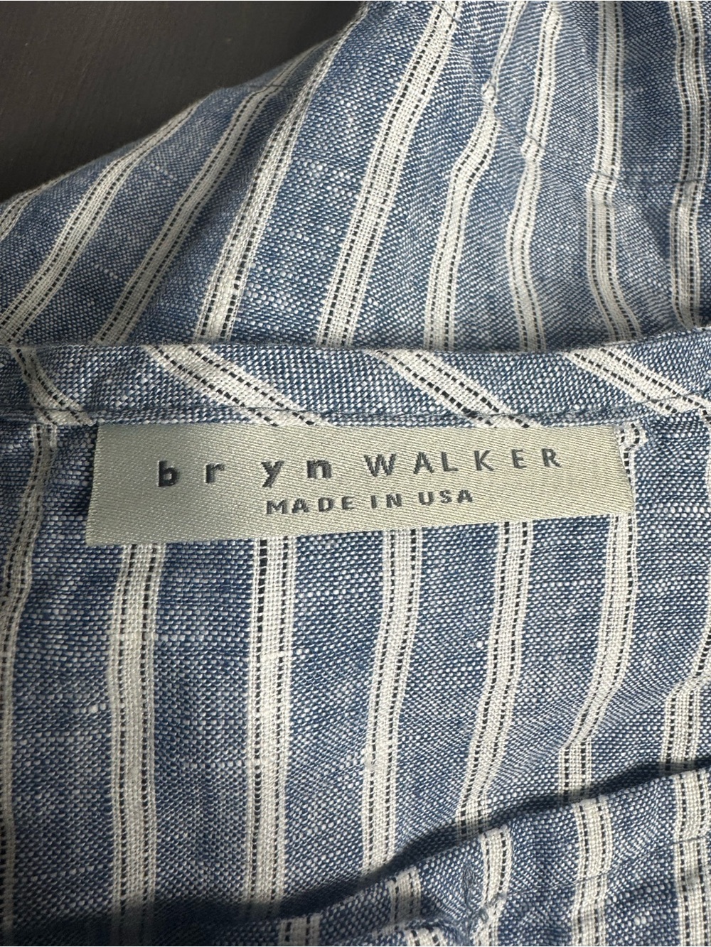 Bryn Walker – Bessie Shirt Stripe Linen - Picture 4 of 9